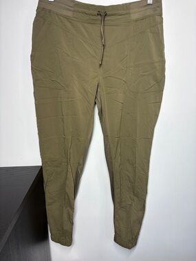 Indyeva Olive Drawstring Jogger Pants - Casual Performance Sweatpants